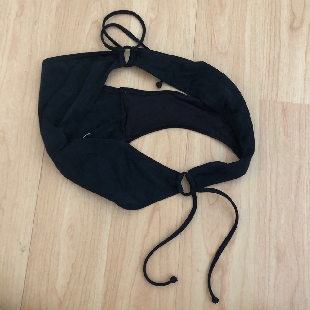Seafolly | Black Bikini Bottom with keyhole side tie - Picture 4 of 5